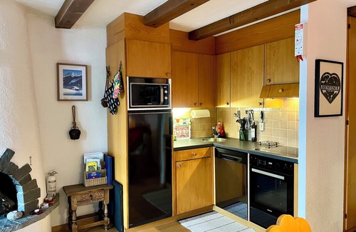Villars-sur-Ollon Apartment | Cosy Chalet Apartment with Stunning Views, 1 BR