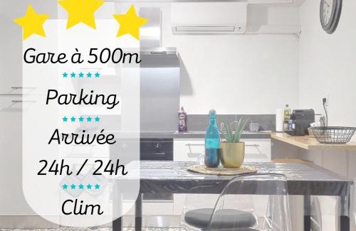 Agen Apartment | Cosy flat proche Gare & Parking - clim