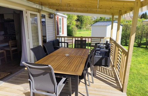 La Haye House | Cosy mobile home in a 4-star campsite 10 minutes from the sea!