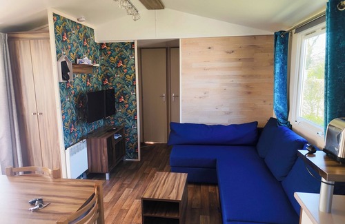 La Haye House | Cosy mobile home in a 4-star campsite 10 minutes from the sea!