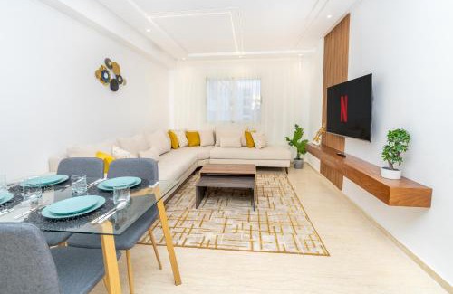 Tangier Apartment | Cosy Place, Charmant 2 Chambres Neuf, Proche Golf Royal & Parc Perdicaris, 15' du Cap Spartel & du Centre Ville