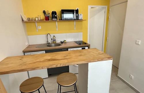 Saint-Sylvestre Apartment | Cosy Studio avec Mezzanine proche ville