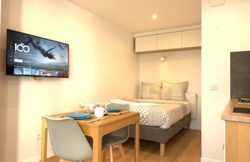 Quartier Centre Ville Apartment | Cosy studio M1 RER BC500m Orly 20 min Netflix