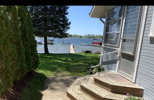 Manitou Beach-Devils Lake Cottage | Cottage on Devils Lake, sleeps up to 15, sandy bottom, great swimming, dock.