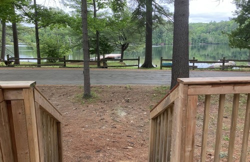Minden House | Cottage on Horseshoe Lake, Minden, level lot, south facing, sandy beach