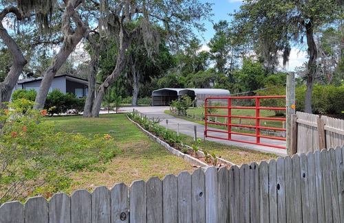 Sanford House | Countryside home on 1.05 protected acres with grill, firepit, AC & patio