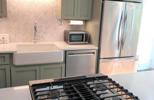 Pond Cove Apartment | Coveted Cape Cottage home with open ocean view, and steps to private sandy beach