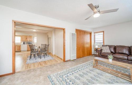Wichita House | Cozy 1 Bed 1 Bath Home with Garage and Fenced Yard