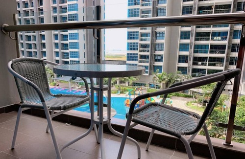 Malacca City Apartment | Cozy 1-bedroom apartment in Atlantis Residence Melaka with WiFi, AC , Netflix