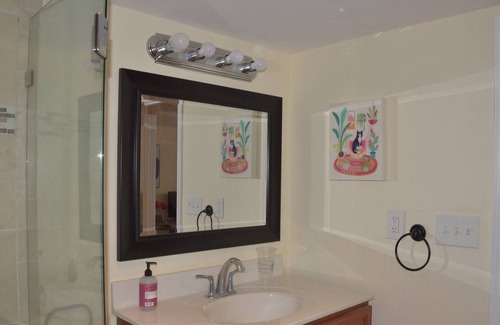 Mantua House | Cozy 1br/1ba basement retreat with a small kitchen at Fairfax/Annandale
