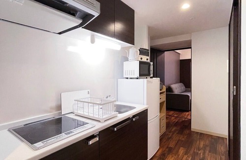 Hiroshima City Centre Apartment | Cozy 1BR near Hondori Shopping Arcade, Room wifi