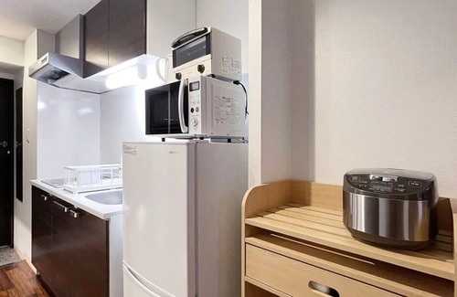 Hiroshima City Centre Apartment | Cozy 1BR near Hondori Shopping Arcade, Room wifi