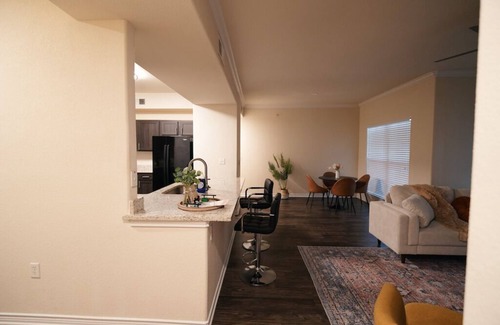 East Congress Apartment | Cozy 2-bedroom/2-bath apartment in enjoyable Austin with pool, AC, fitness room