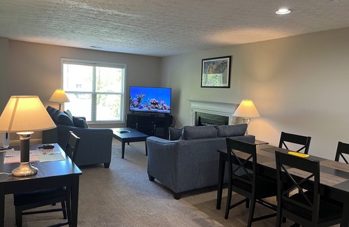 Dublin Apartment | Cozy 2-bedroom corporate apartment in enjoyable Dublin with fitness room, WiFi