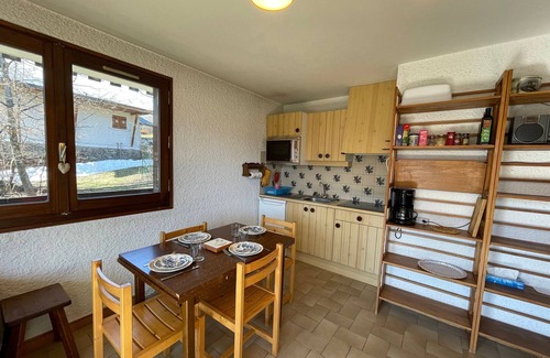 Combloux Apartment | Cozy 2-room apartment with balcony and parking for 4 people in Combloux