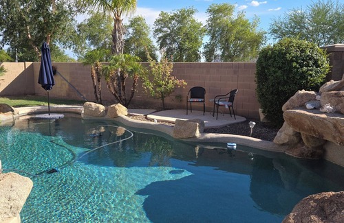Sarival Village House | Cozy 3-bedroom house with a pool in welcoming Goodyear with AC, WiFi