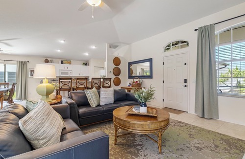 Pebble Beach House | Cozy 3BR, 2BA canal-front home with private pool and serene views. Just 20 minutes from the beach—your perfect Florida escape!