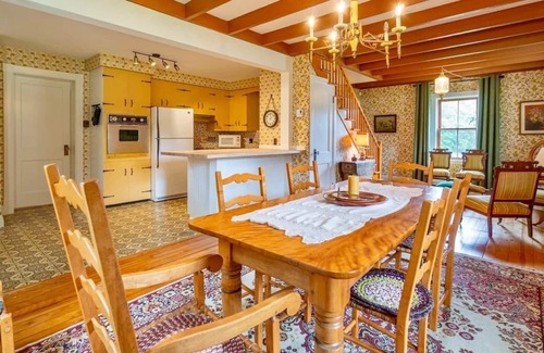 Weedon Ski Chalet | Cozy ancestral home, 27 acres, 2 ponds, wood stove