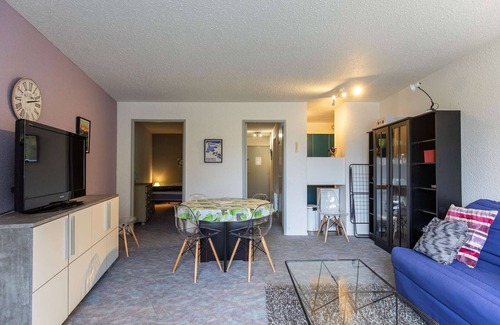 La Mongie Apartment | Cozy Apartment 6 ppl, 1 bdr, 80m from slopes - La Mongie