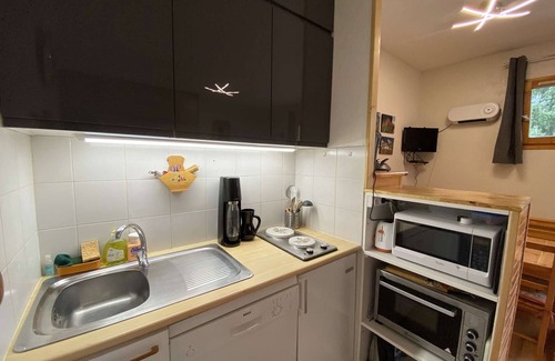 Areches Apartment | Cozy Apartment for 2-4 in Village Center, South-Facing with Pool & Balcony