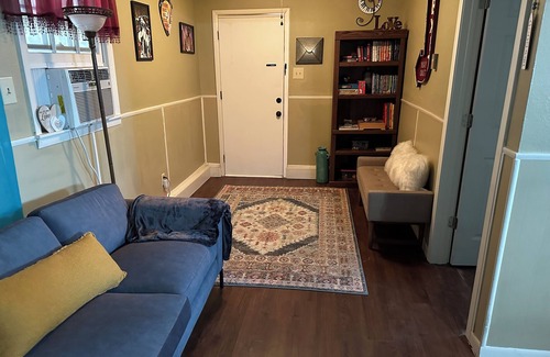 Abilene Apartment | Cozy apartment in downtown Abilene, welcome to the back porch!