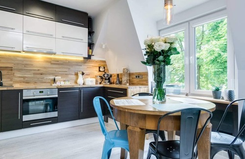 Siedlce Apartment | Cozy apartment with a fireplace
