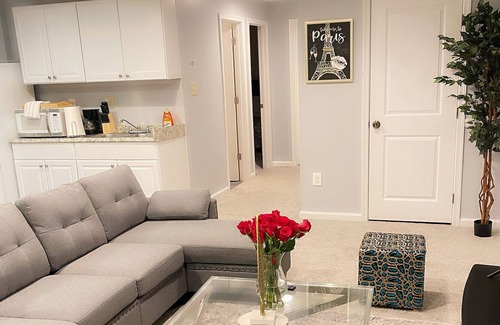 Hanover House | Cozy Basement with Private Entrance