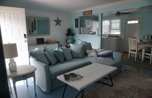 Wall Cottage | Cozy Beach Cottage on Rear of Property. Just 4 BLOCKS from the beach!
