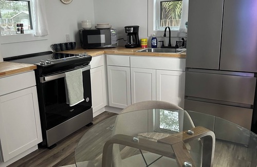 Yaupon Beach Apartment | Cozy beach studio within walking distance to the beach.
