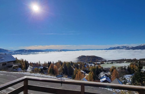 Saint-Michel-de-Chaillol Ski Chalet | Cozy Chalet for 9 with South-Facing Balcony, Fireplace, and Modern Amenities