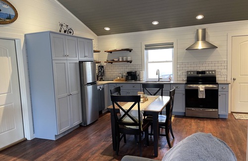 Traverse City Cabin | Cozy cabin in our private woods, close to a bike trail, winery, and lakes
