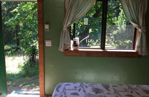 Bowen Island Cabin | Cozy Cabin on 38 Acres of Lush Rainforest on Tranquil Xenia Retreat Centre