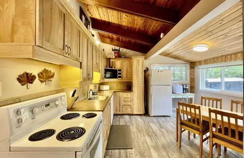 Swansea Point Cabin | Cozy cabin w/Trailer, Sleeps 6 - 10 guests, Walking Distance to Beach, Hot Tub!
