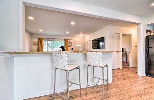 Center Line House | Cozy Center Line Home w/Fenced Yard & Office