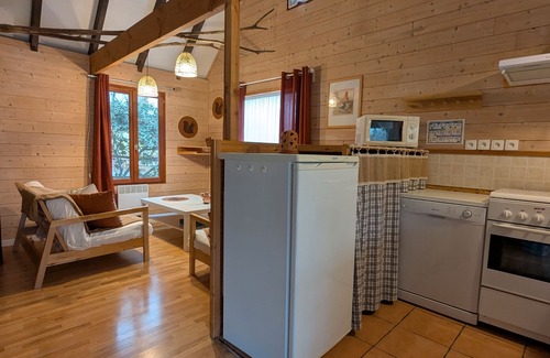 Biron Ski Chalet | Cozy chalet with shared pool, wheelchair accessible