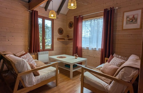 Biron Ski Chalet | Cozy chalet with shared pool, wheelchair accessible