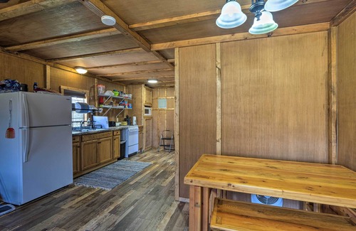 Cookson Cabin | Cozy Cookson Cabin w/Fire Pit: 1 Mi to Lake!