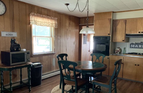 West Branch House | Cozy cottage with beautiful view of Grass Lake & walking distance to Clear Lake