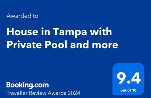 Lake Magdalene House | Cozy Family Home in Tampa with Private & Heated POOL