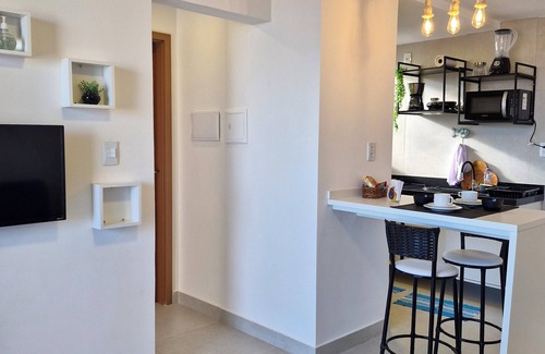 Monte Castelo Apartment | Cozy flat with hammock, balcony, sea view and 5 minutes from the beach