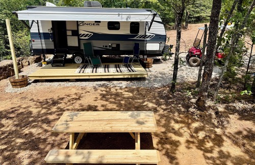 Osage County House | Cozy Glamping at Keystone Lake: Boat Rental, Hiking, Campfire, Serene Outdoors