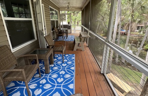 Brooksville House | Cozy home, beautiful views & swimming in a spring fed river among a wooded yard