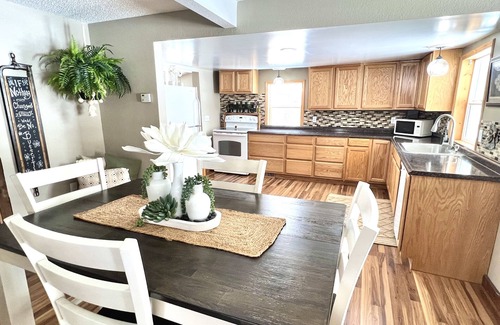 Battle Lake House | Cozy home | Steps away from downtown and West Battle Lake | Private patio