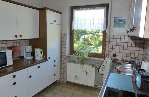 Fischbach House | Cozy home with patio and garden