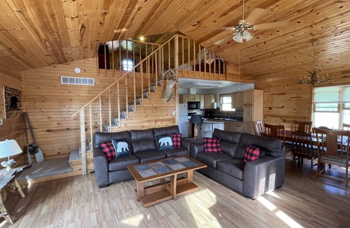Gordon Cabin | Cozy lake cabin with excellent fishing and huge deck overlooking the lake!