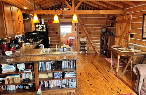 Stroh Cabin | Cozy lake front cabin with WiFi, AC in awesome Angola