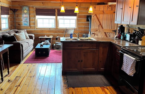 Stroh Cabin | Cozy lake front cabin with WiFi, AC in awesome Angola