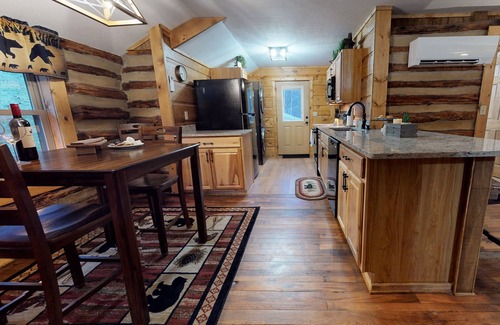 Upper Tract Cabin | Cozy Log Cabin in the Heart of Smoke Hole Canyon Overlooking South Branch River.