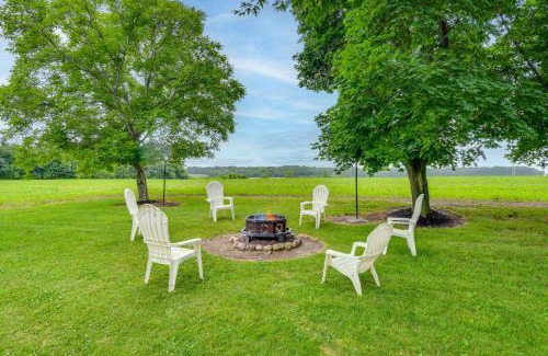 Geneva House | Cozy New York Farmhouse with Porch, Grill and Fire Pit