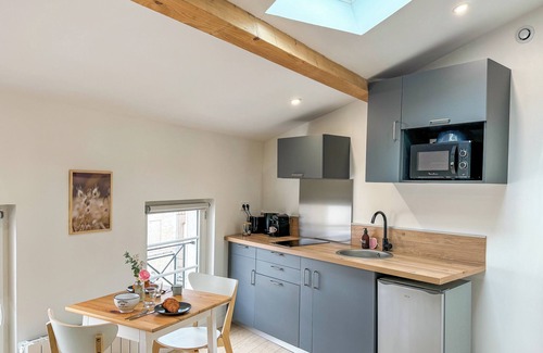 Centre Ville Apartment | Cozy Niort Atlas Studio under the roofs